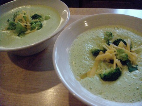Broccoli cheddar soup.
