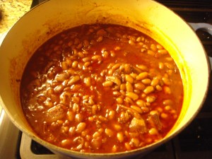 Baked beans.