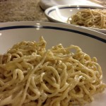 Cacio e pepe finished