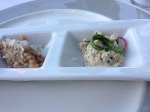 Amuse-bouche risotto and crab